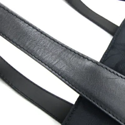 Pre-owned Chanel Black Nylon Leather Tote Bag ()