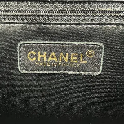 Pre-owned Chanel Matelasse Black Cotton Shoulder Bag ()