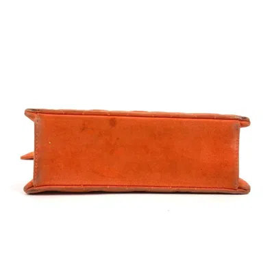 Pre-owned Chanel Orange Suede Handbag Shoulder Bag ()