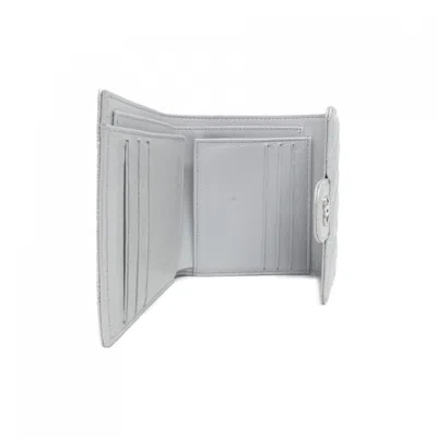 Pre-owned Chanel Silver Grained Calfskin Coin Purse/coin Case ()