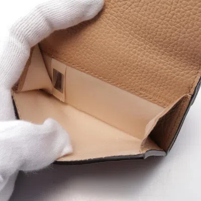 Pre-owned Chloé Brown Leather Wallet (tri-fold) ()