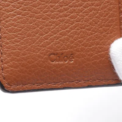 Pre-owned Chloé Brown Leather Wallet (tri-fold) ()