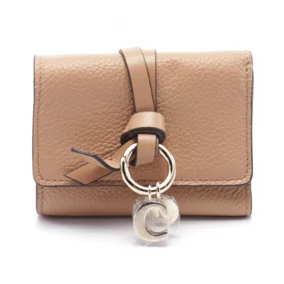 Pre-owned Chloé Brown Leather Wallet (tri-fold) ()