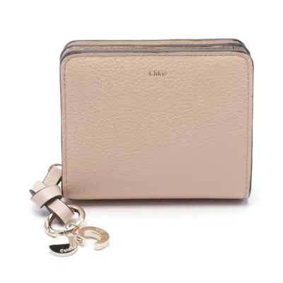 Pre-owned Chloé Pink Leather Wallet (bi-fold) ()