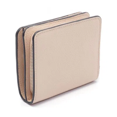 Pre-owned Chloé Pink Leather Wallet (bi-fold) ()