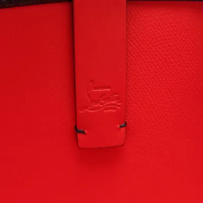 Pre-owned Christian Louboutin Black Multi-color Patent Leather Tote Bag ()