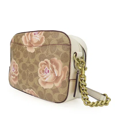 Pre-owned Coach Beige Ivory Leather Shoulder Bag ()