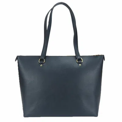 Pre-owned Coach Navy Leather Tote Bag ()