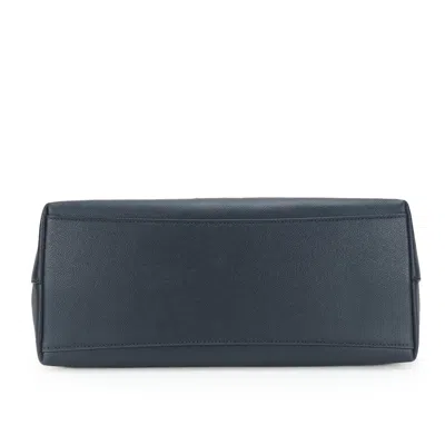Pre-owned Coach Navy Leather Tote Bag ()