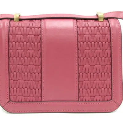 Pre-owned Coach Pink Leather Pochette Shoulder Bag ()