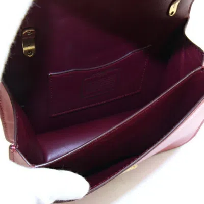 Pre-owned Coach Pink Leather Pochette Shoulder Bag ()