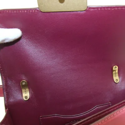 Pre-owned Coach Pink Leather Pochette Shoulder Bag ()