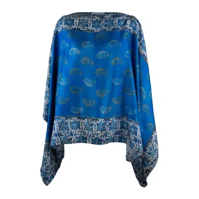 Maliparmi Malìparmi Printed Silk Poncho