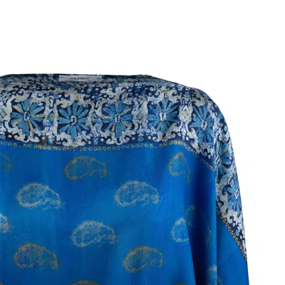 Maliparmi Malìparmi Printed Silk Poncho