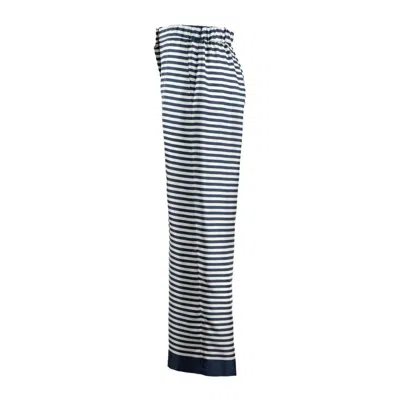 Max Mara Nine Printed Silk Pants With Belt