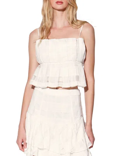 Walter Baker Gweneth Top In White
