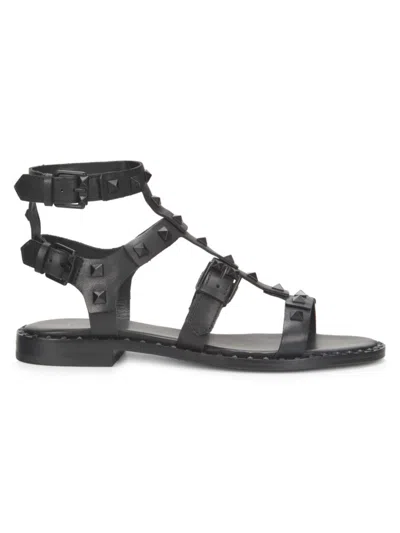 Ash Women's Pacific Leather Gladiator Flat Sandals