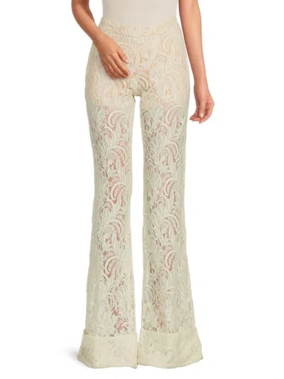 Stella Mccartney Women's Amira Lace Wool-blend Trousers