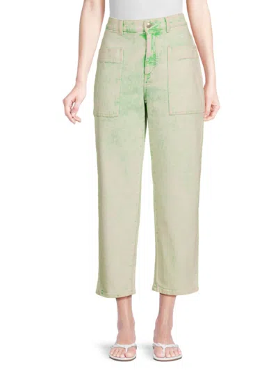 Stella Mccartney Women's Faded Cropped Jeans