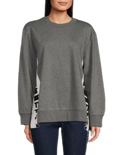 Stella Mccartney Women's Logo Tape Cotton Sweatshirt