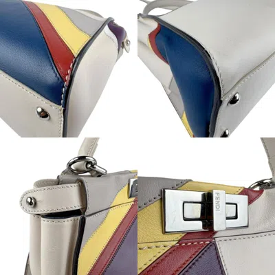 Pre-owned Fendi Multi-color Leather Handbag Shoulder Bag ()