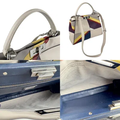 Pre-owned Fendi Multi-color Leather Handbag Shoulder Bag ()