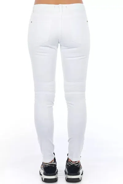 Frankie Morello White Cotton Women's Women's Jean