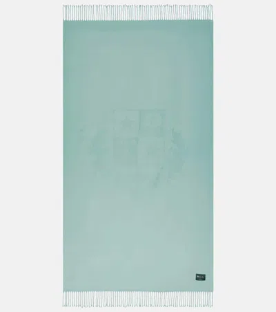 Loro Piana Crest Cotton Jacquard Blanket