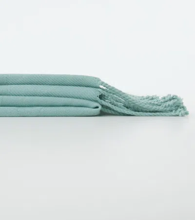 Loro Piana Crest Cotton Jacquard Blanket