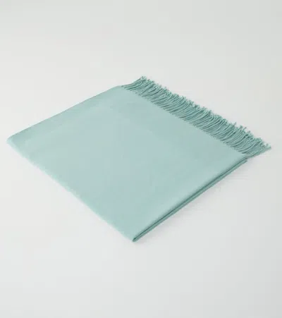 Loro Piana Crest Cotton Jacquard Blanket