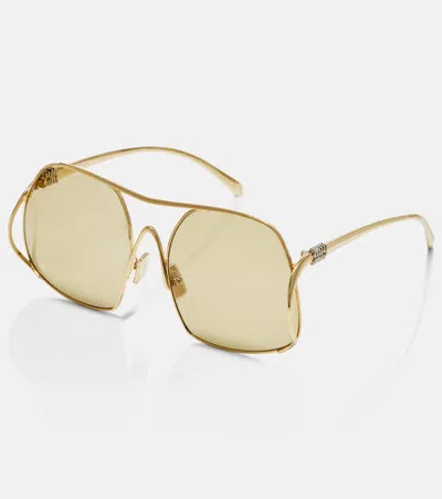 Miu Miu Miu Ombre Square Sunglasses