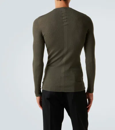 Rick Owens Ribbed-knit Virgin Wool Sweater