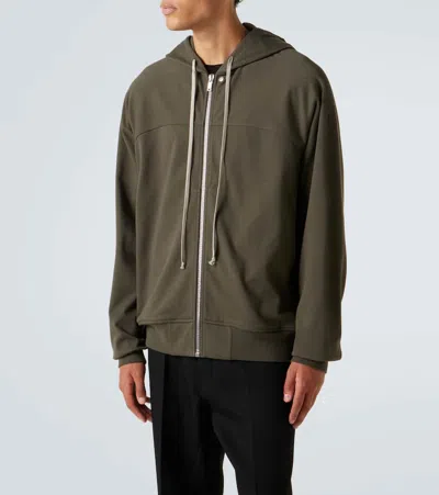 Rick Owens Cotton Jersey Hoodie