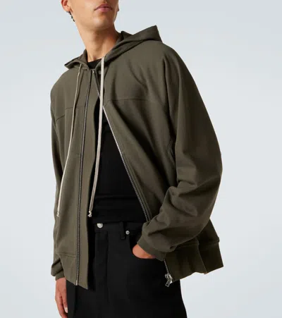 Rick Owens Cotton Jersey Hoodie