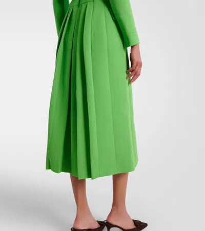 Emilia Wickstead Kalonice Wool Crêpe Midi Dress
