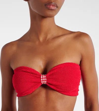 Hunza G Jean Two-piece Bikini Set In Red