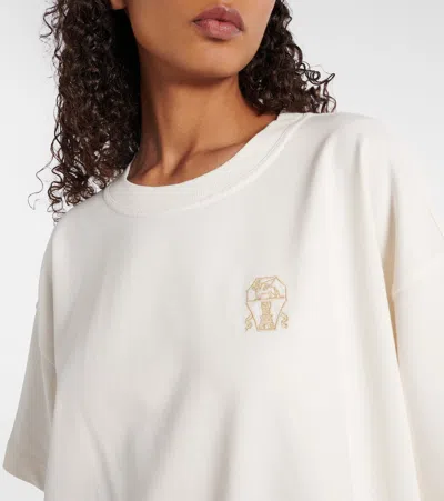 Brunello Cucinelli Logo Cotton T-shirt