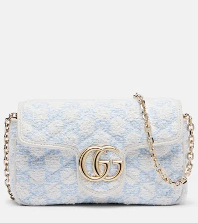 Gucci Gg Marmont Mini Bouclé Shoulder Bag