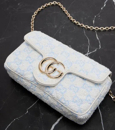 Gucci Gg Marmont Mini Bouclé Shoulder Bag