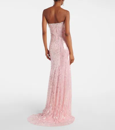 Jenny Packham Sarai Embellished Bustier Gown