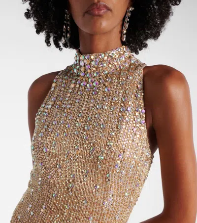 Jenny Packham Benue Embellished Silk Gown