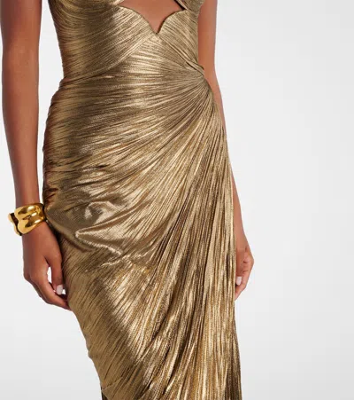 Maria Lucia Hohan Amisha Cutout Silk Tulle Corset Gown