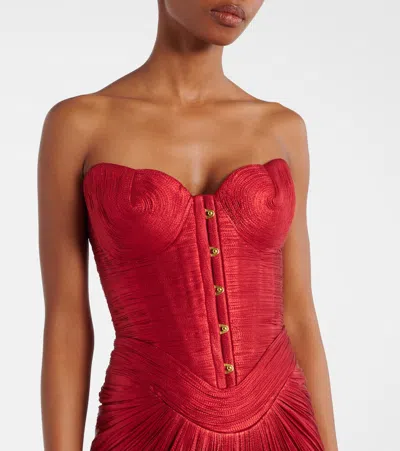 Maria Lucia Hohan Kiera Silk Tulle Corset Gown