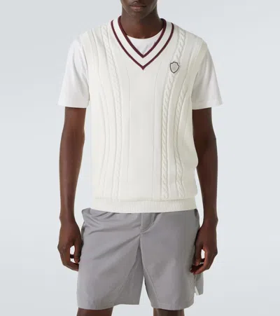 Brunello Cucinelli Cable-knit V-neck Vest
