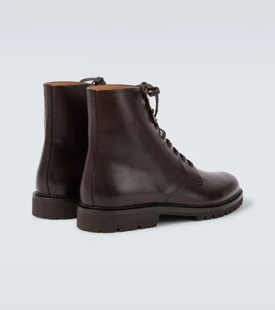 Brunello Cucinelli Leather Lace-up Boots