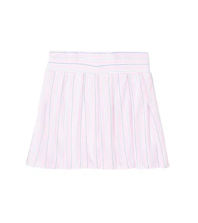 Polo Ralph Lauren Striped Cotton Skirt In Pink