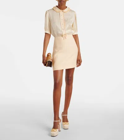Valentino Vlogo Signature 115 Platform Pumps In Neutral