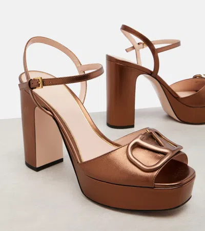 Valentino Vlogo Signature Platform Sandals