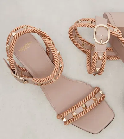 Valentino Rockstud Torchon 60 Leather Sandals