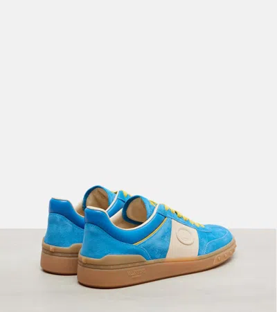 Valentino Upvillage Panelled Suede Sneakers